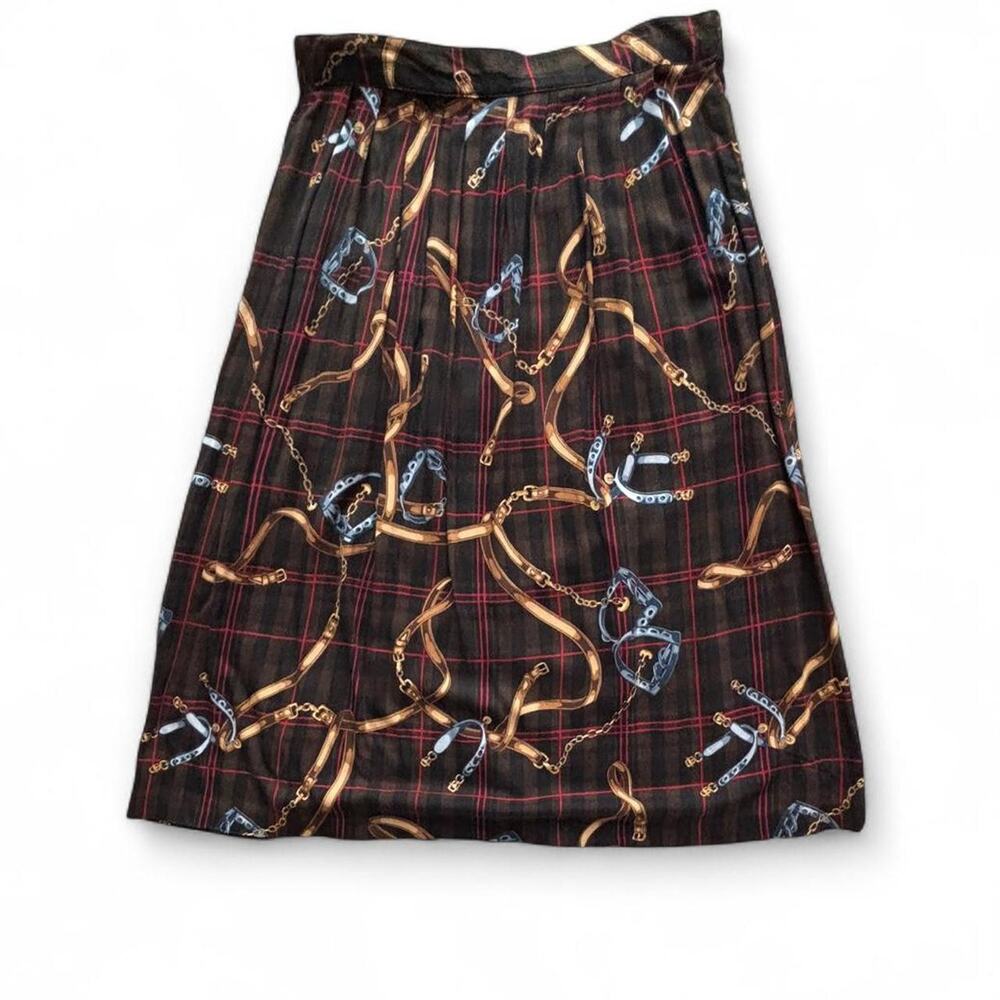 Norton mcnaughton equestrian patterned plaid